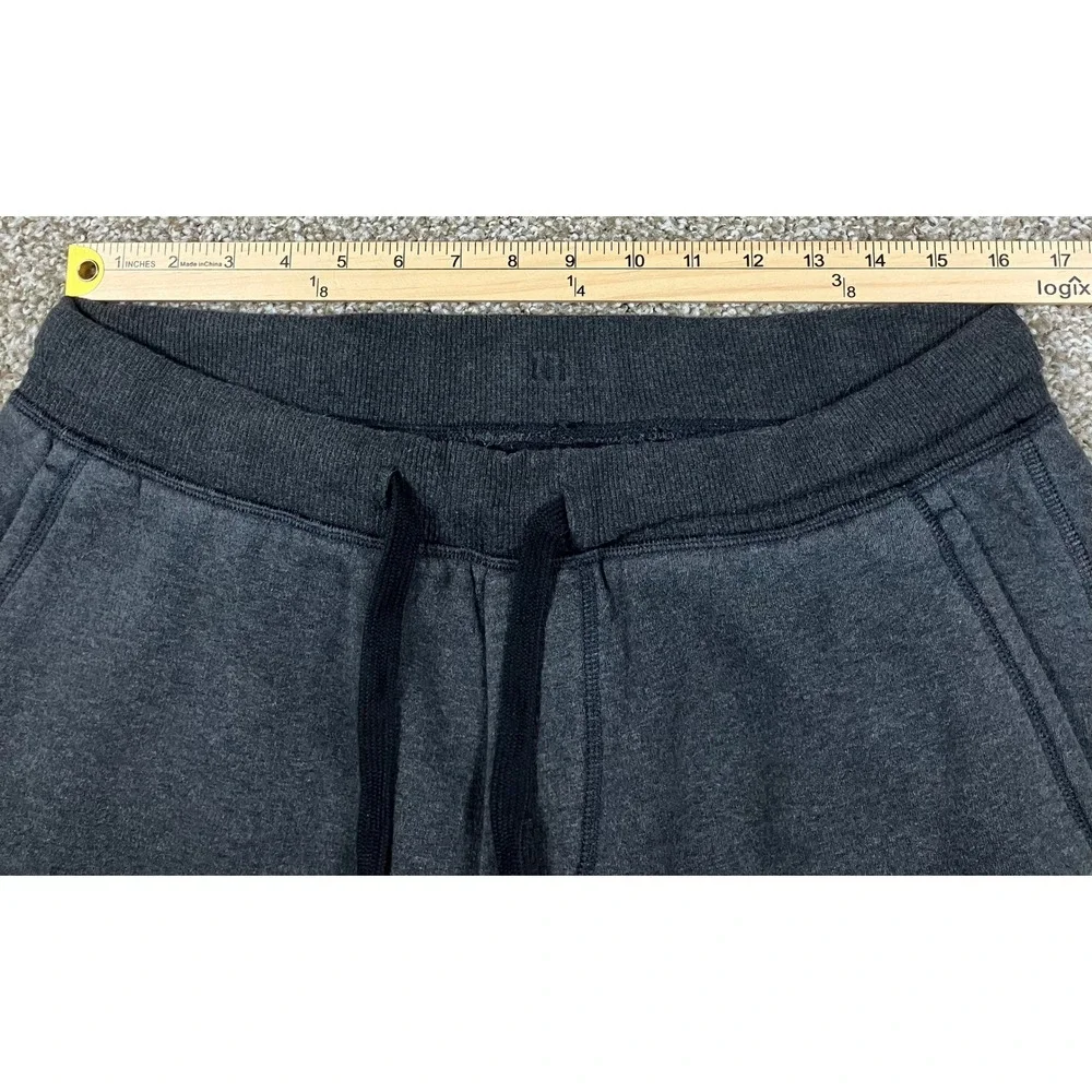 Lululemon Mens Hustle Pants Charcoal Gray Lounge Fleece Sweatpants Size Large